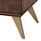 Baxton Studio Graceland Mid-Century Modern Transitional Walnut Brown Finished Wood 2-Door TV Stand 233-13272-ZORO - alternate 9